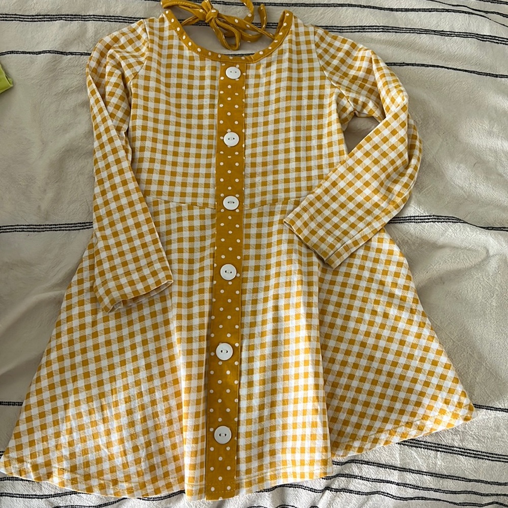 Fall checkered dress